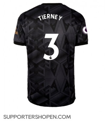 Arsenal Kieran Tierney #3 Borta Matchtröja 2022-23 Kortärmad